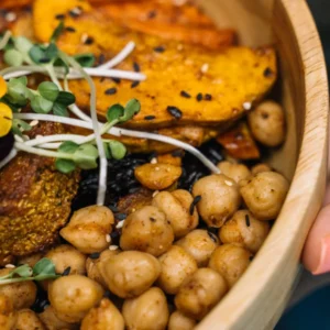 Vegan Sweet Potato Chickpea Bowl