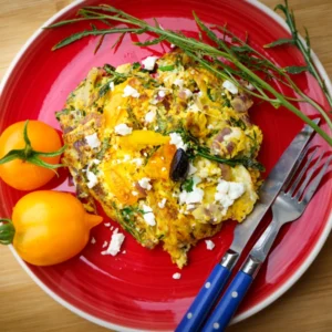 Spinach Feta Egg Bowl